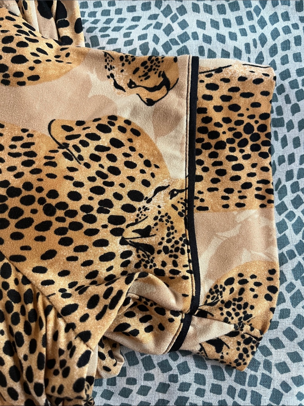 Room Service Leopard Pajama Set XL - Picture 3 of 3